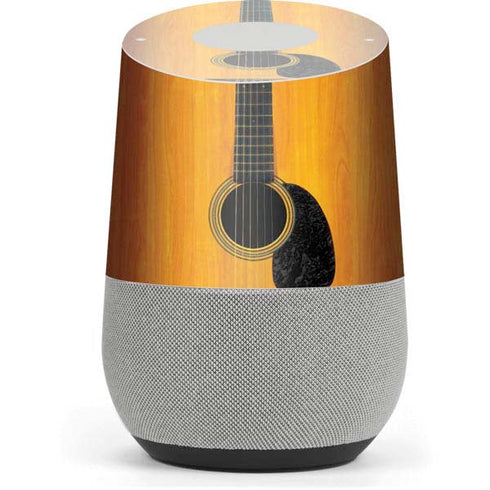 Wood Guitar Google Home Skin